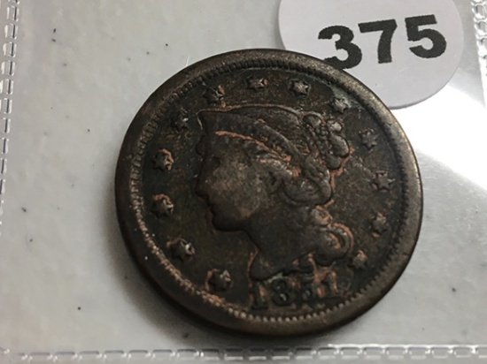 1851 Large Cent