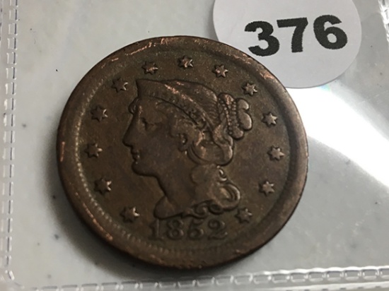 1852 Large Cent