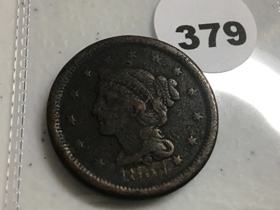 1854 Large Cent