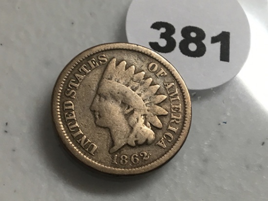 1862 Indian Cent