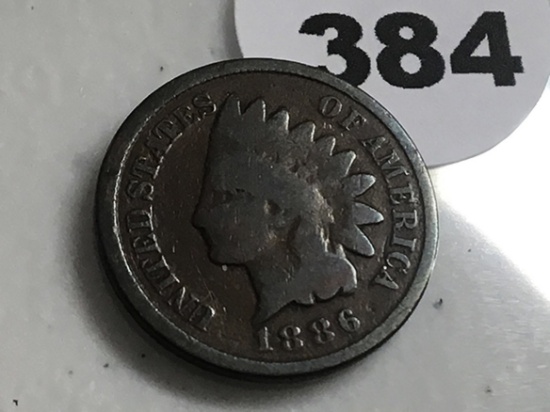 1886 Indian Cent, Type II