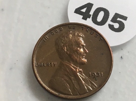 1931-S Lincoln Cent, UNC