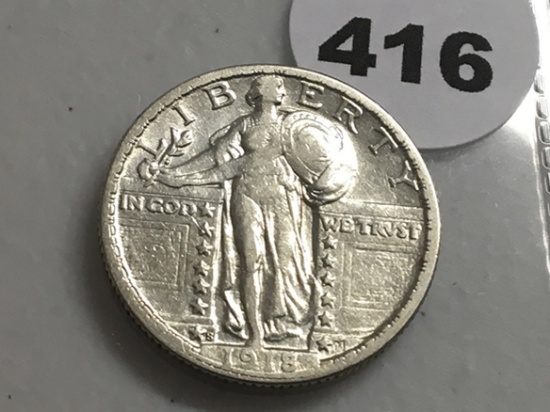 1918-S Standing Liberty Quarter