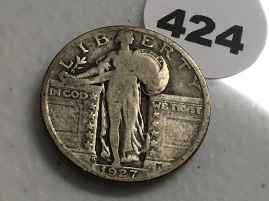 1927-S Standing Liberty Quarter