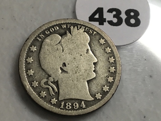 1894 Barber Quarter
