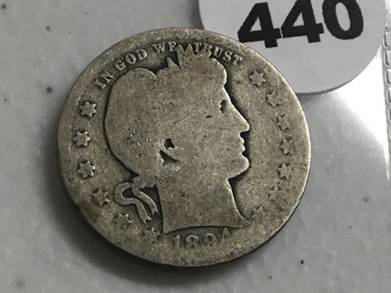 1894-O Barber Quarter
