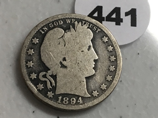 1894-O Barber Quarter