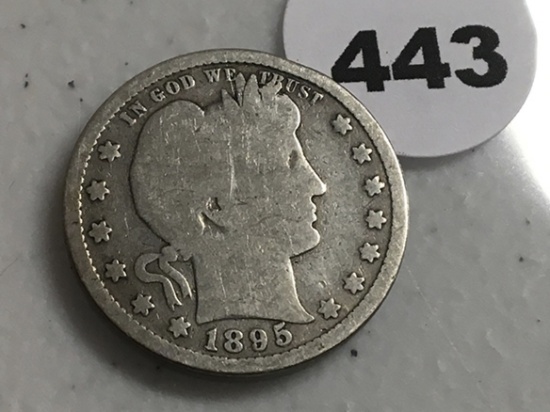1895 Barber Quarter