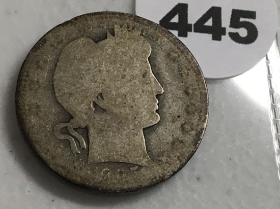 1895-S Barber Quarter