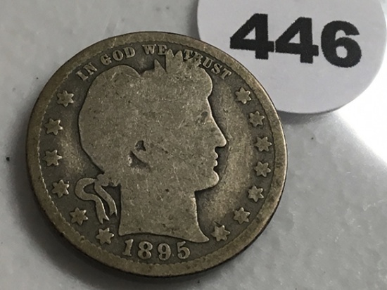 1895 Barber Quarter