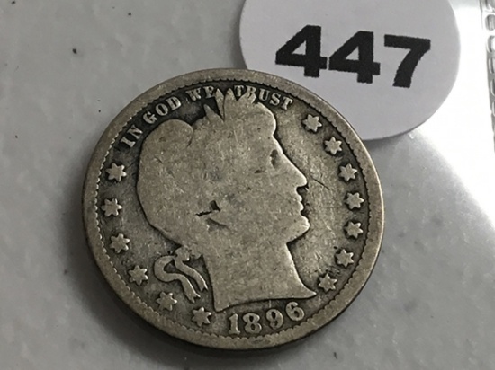 1896 Barber Quarter
