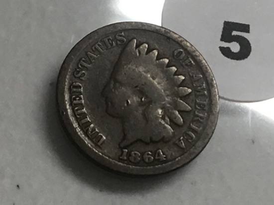 1864 Indian Head cent G-4