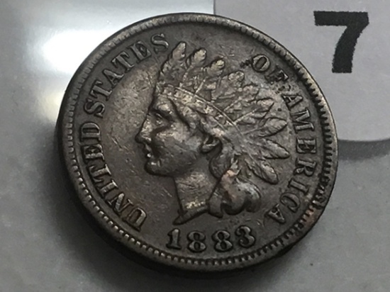 1883 Indian Head cent United States Doubled Error