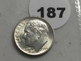 1956-D Roosevelt Dime GEM BU