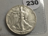 1941-D Walking Liberty Half XF