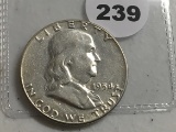 1954 Franklin Half AU