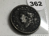 1828 Large Cent