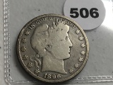 1896 Barber Half Dollar