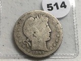 1899-S Barber Half Dollar