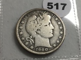 1900-O Barber Half Dollar