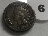 1882 Indian Head cent VF