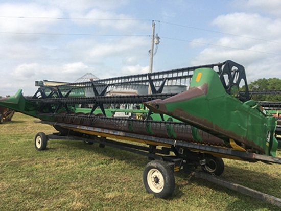 1995 JD 925 Platform, S# H00925S661398, Head Cart Sold Separately