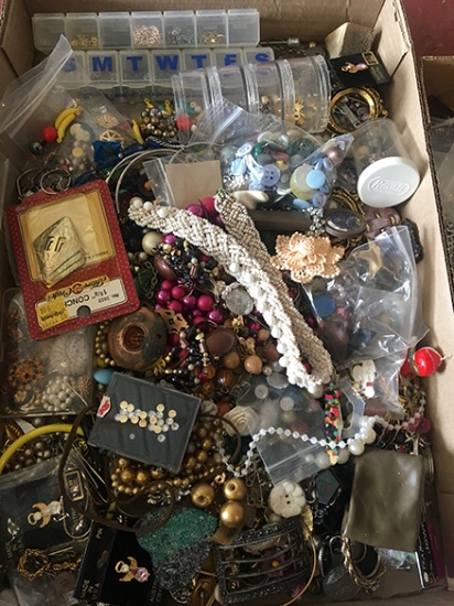 Jewelry  Parts, Few Complete Pieces