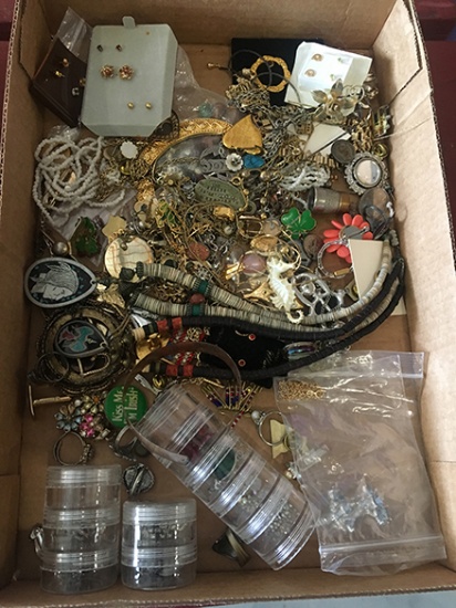 Jewelry Parts, Few Complete Pieces