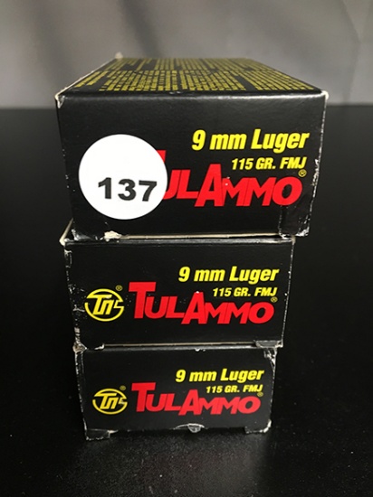 128 Rds, 115 Gr FMJ, 9MM Luger