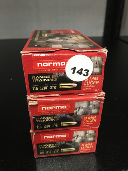 136 Rds, 115 Gr FMJ, 9MM Luger
