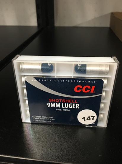 10 Rds, Shotshell, 9MM Luger