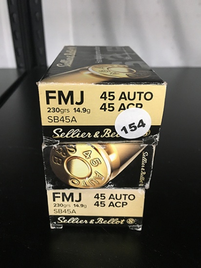 147 Rds, 230 Gr FMJ, 45 Auto/45 ACP