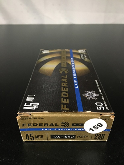 45 Rds, 230 Gr Tactical, 45 Auto