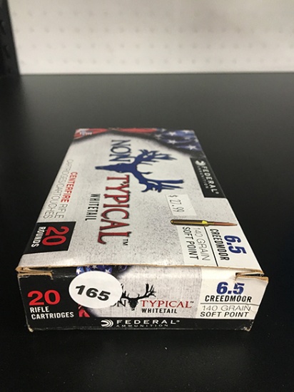 20 Rds, 140 Gr Soft Point, 6.5 Creedmoor