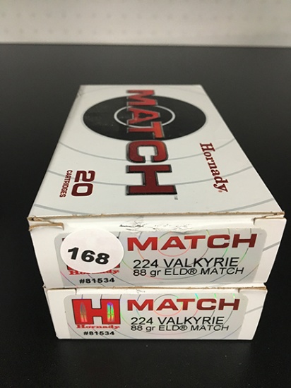 40 Rds, 88 Gr, 224 Valkyrie