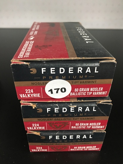 47 Rds, 60 Gr, Valkyrie Ballistic Tip