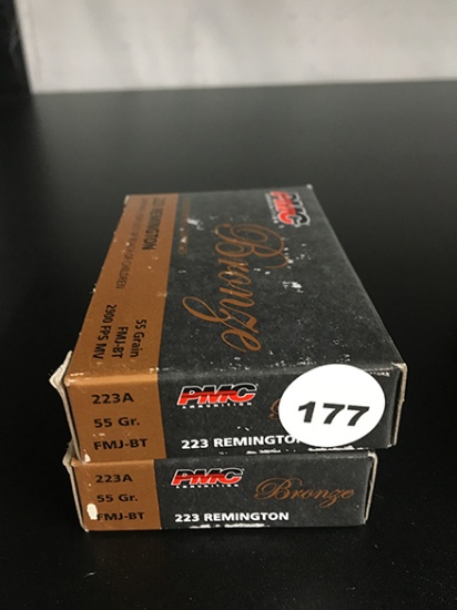 40 Rds, 55 Gr FMJ-BT, 223 Rem.