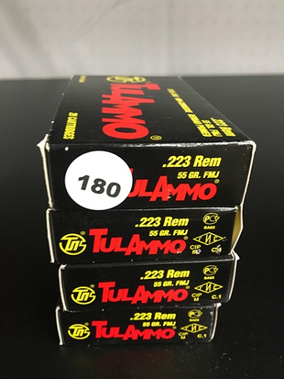 80 Rds, 55 Gr FMJ, 223 Rem.