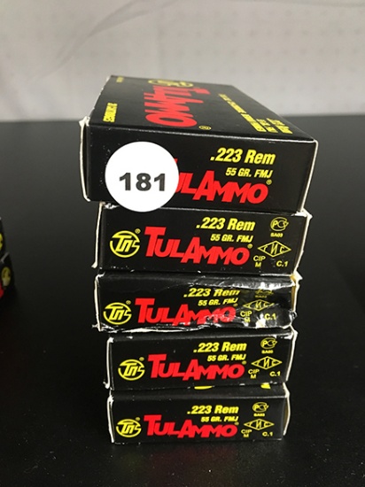 93 Rds, 55 Gr FMJ, 223 Rem.