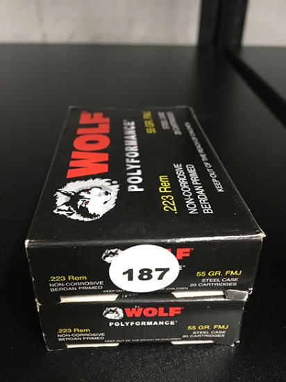 40 Rds, 55 Gr FMJ, 223 Rem.