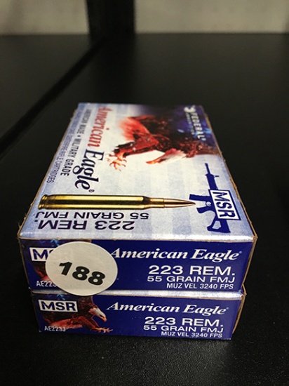 40 Rds, 55 Gr FMJ, 223 Rem.