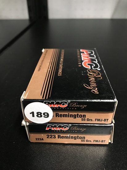 40 Rds, 55 Gr FMJ-BT, 223 Rem.