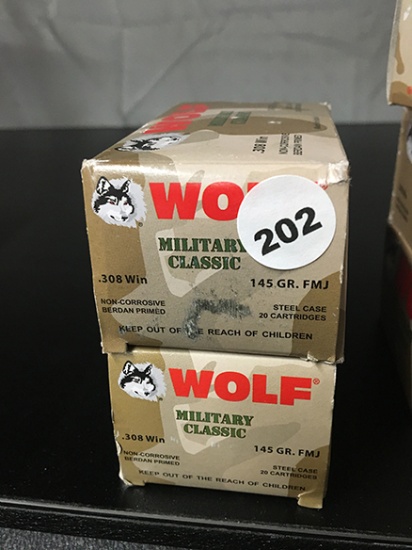 40 Rds, 145 Gr FMJ, 308 Win.