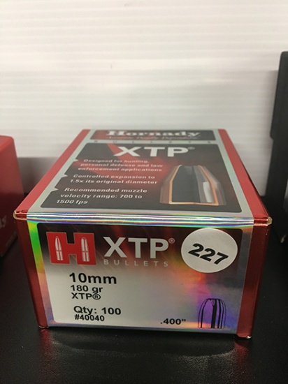 100 Qty. 10MM, 200 Gr Bullets