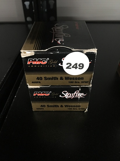 40 Rds, 180 Gr SFHP, 40 S & W