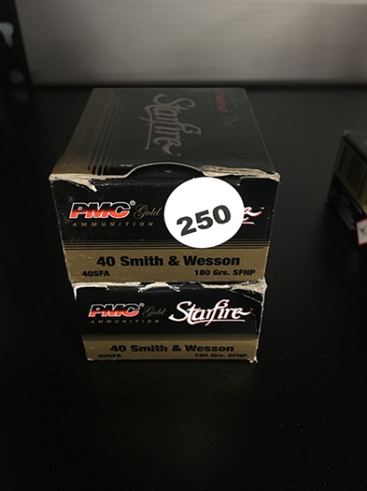 40 Rds, 180 Gr SFHP, 40 S & W