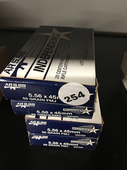 80 Rds, 55 Gr FMJ, 5.56 X 45MM