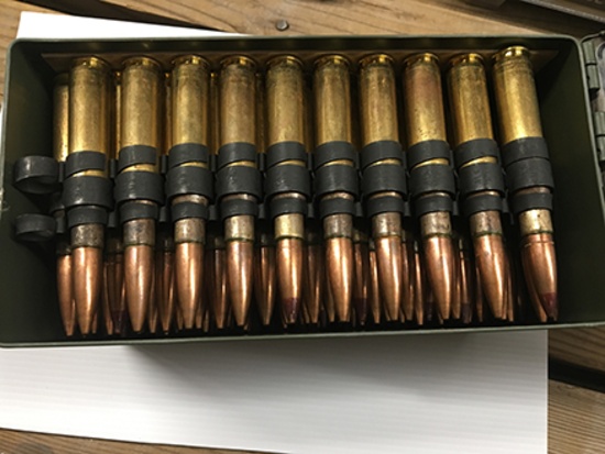 50 Rds, 50 Cal, BMG w/Ammo Box
