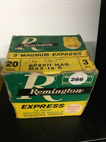 25 Rds. 20 Ga, 3 in, Mag