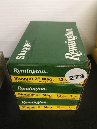 15 Rds, 12 Ga, Slugger 3 in. Mag